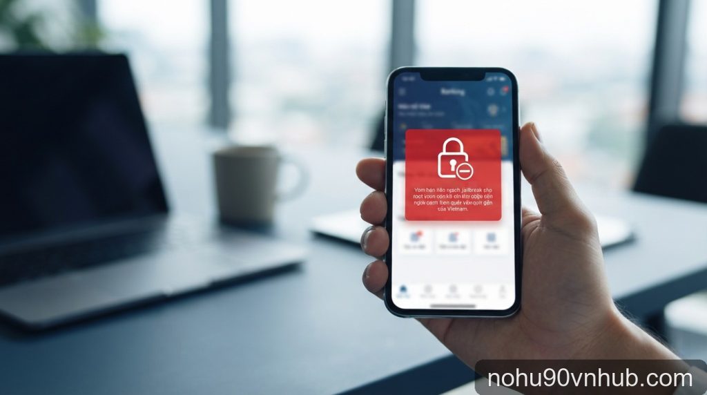 Bảo mật tài khoản số 2026: Tại sao các ứng dụng ngân hàng chặn thiết bị root/jailbreak?